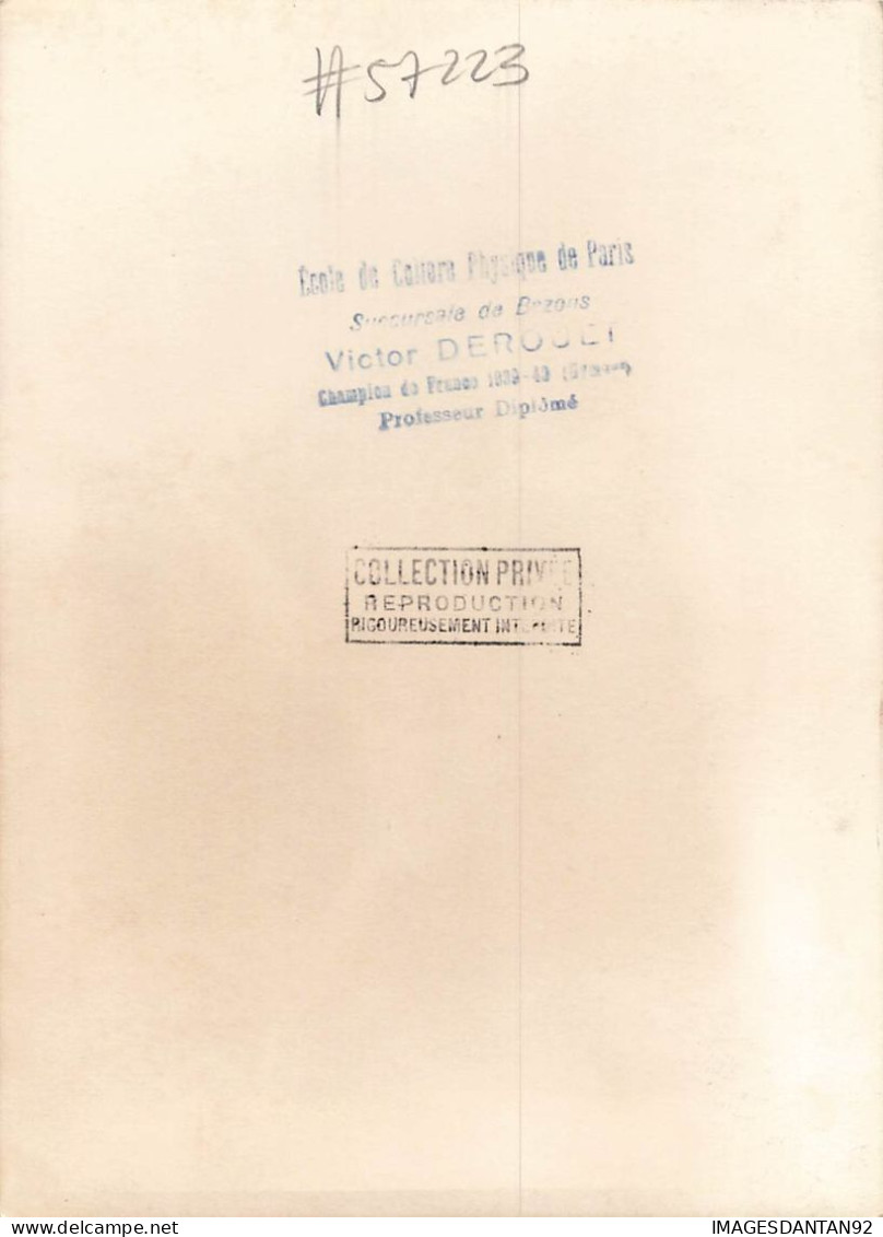 CULTURISME #FG57223 HOMME NU MASCULIN CULTURISTE ECOLE DE CULTURE PHYSIQUE DE PARIS PHOTO DEROUET - Andere & Zonder Classificatie