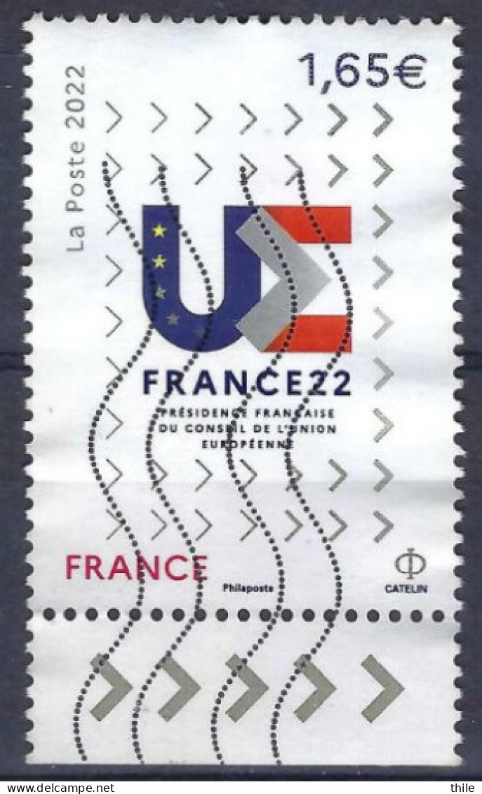 YT 5545 (o) - Présidence Française Du Conseil De L'Union Européenne - Used Stamps