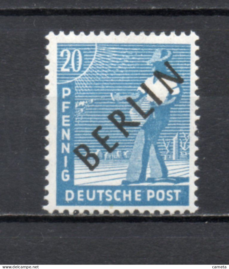 ALLEMAGNE BERLIN    N° 8   NEUF SANS CHARNIERE   COTE 4.50€   ZONES AAS SURCHARGE NOIRE BERLIN - Unused Stamps