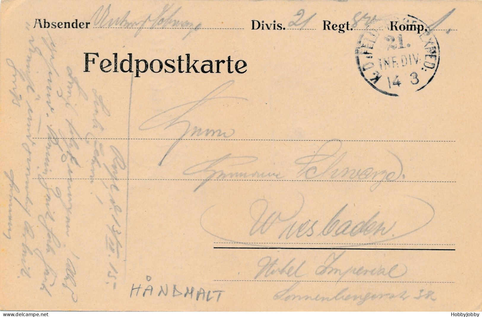 3 Stück I WK Handgezeichnet-Bleistift: Nachtwächter-Nassau 1917/PFEIFERAUCHER & Innerer Haupteingang Zentral Gefägnis-Fr - Barracks