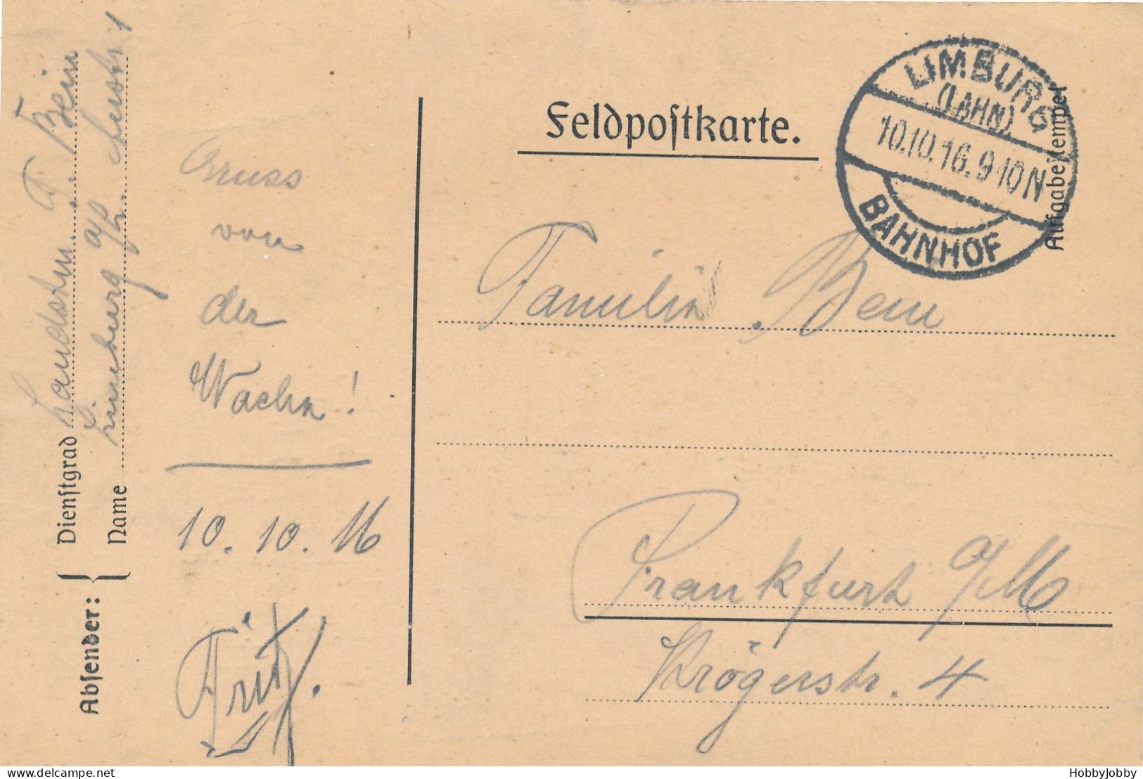 3 stück I WK Handgezeichnet-Bleistift: Nachtwächter-Nassau 1917/PFEIFERAUCHER & Innerer Haupteingang Zentral Gefägnis-Fr