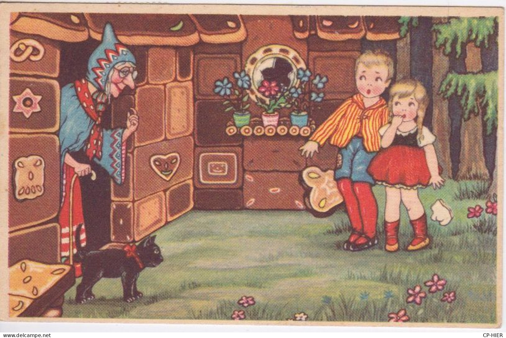 CONTE FABLE LEGENDE  - DANEMARK 1951 -   HISTOIRE ENFANTS  CHAT NOIR - MONDE DES GATEAUX - Märchen, Sagen & Legenden