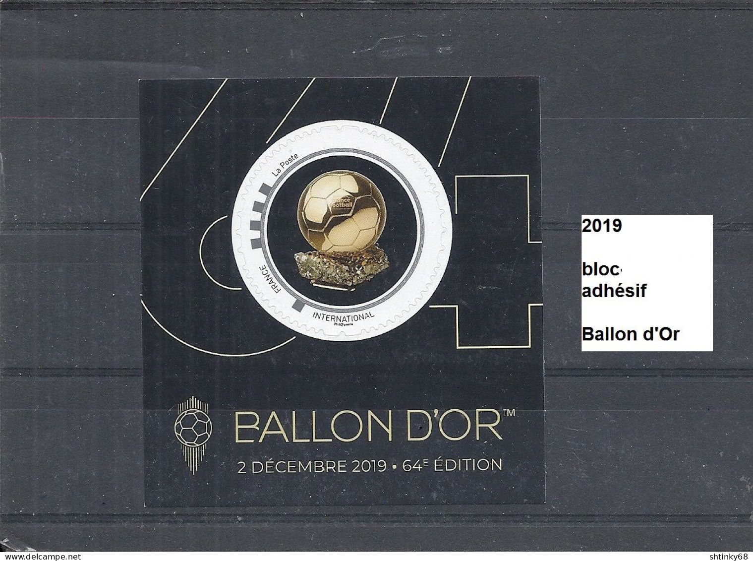1 Timbre De 2019 Neuf** Ballon D'or 02.12.2019 - Neufs