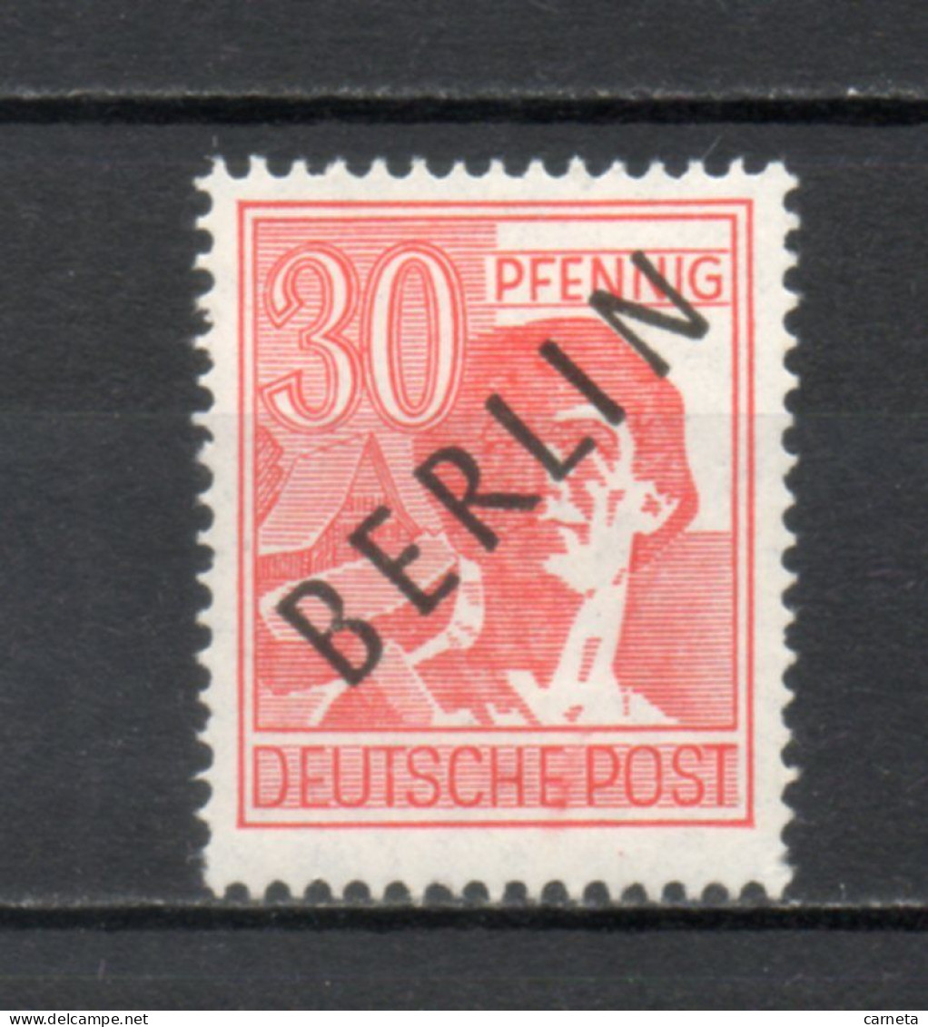 ALLEMAGNE BERLIN    N° 11   NEUF SANS CHARNIERE   COTE 5.00€   ZONES AAS SURCHARGE NOIRE BERLIN - Unused Stamps