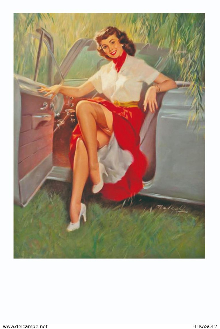 Bill Medcalf Pin Up Postcard Collection - Size 15x10 Cm. Aprox. - Pin-Ups