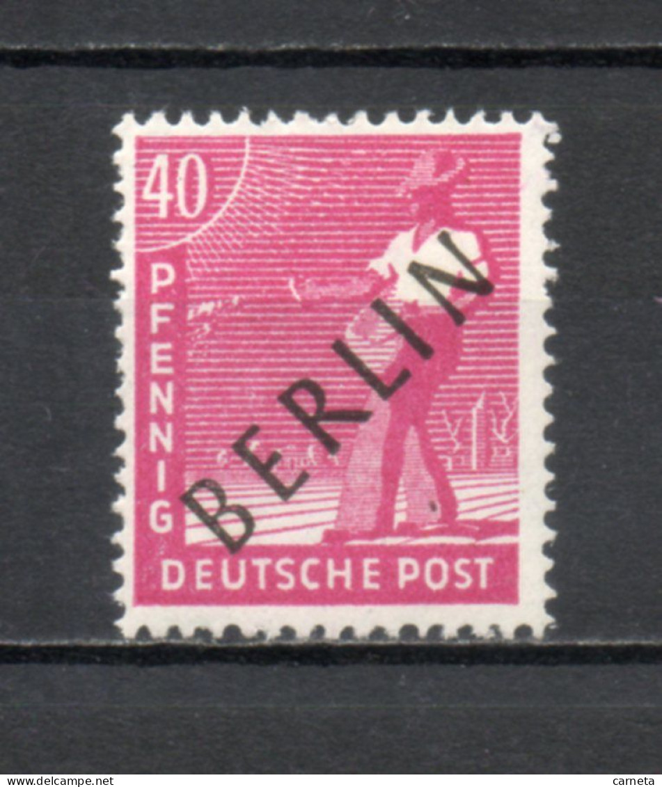 ALLEMAGNE BERLIN    N° 12   NEUF SANS CHARNIERE   COTE 3.50€   ZONES AAS SURCHARGE NOIRE BERLIN - Unused Stamps