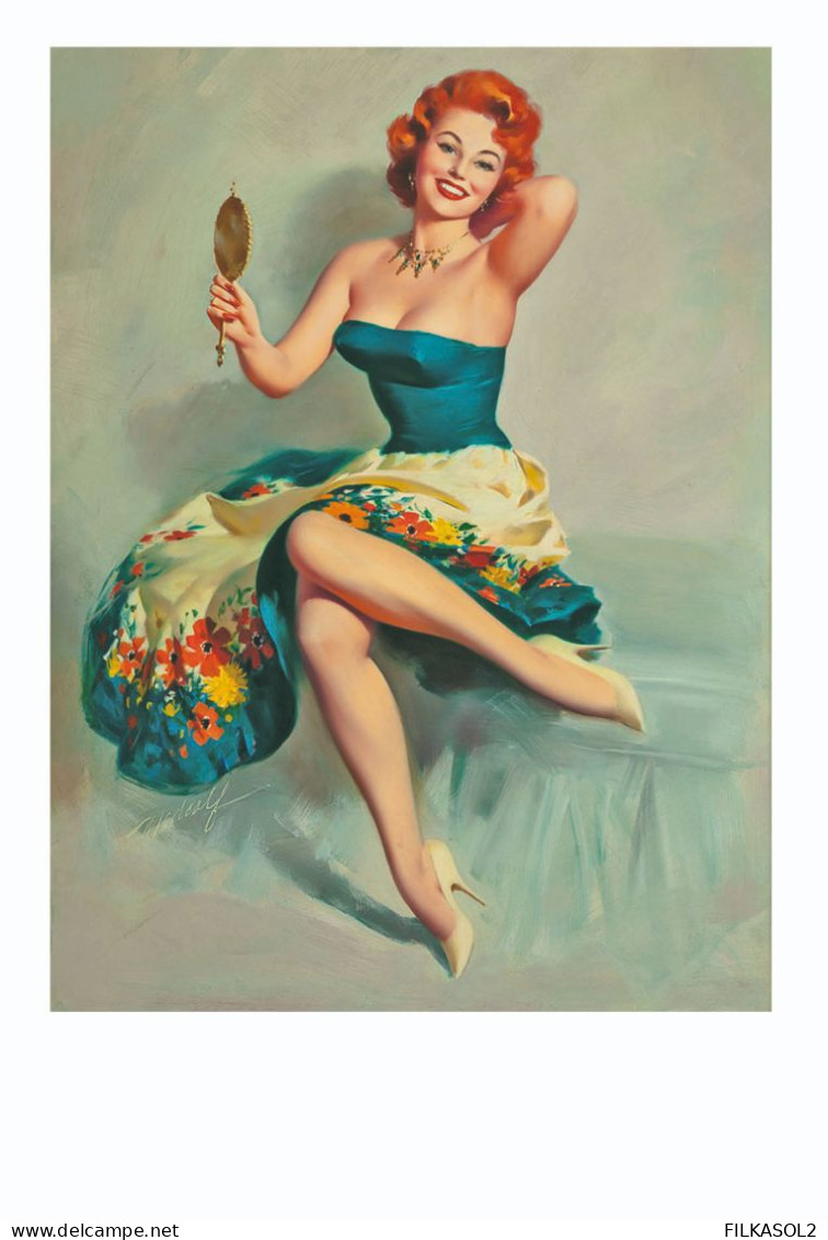 Bill Medcalf Pin Up Postcard Collection - Size 15x10 Cm. Aprox. - Pin-Ups