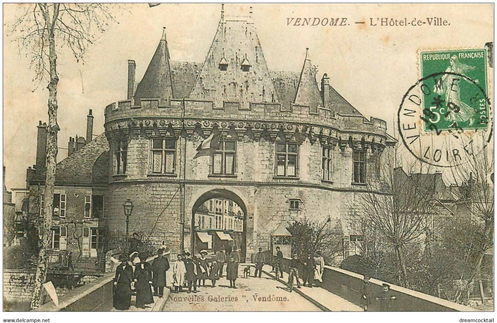 41 VENDOME. Hôtel De Ville 1913 - Vendome