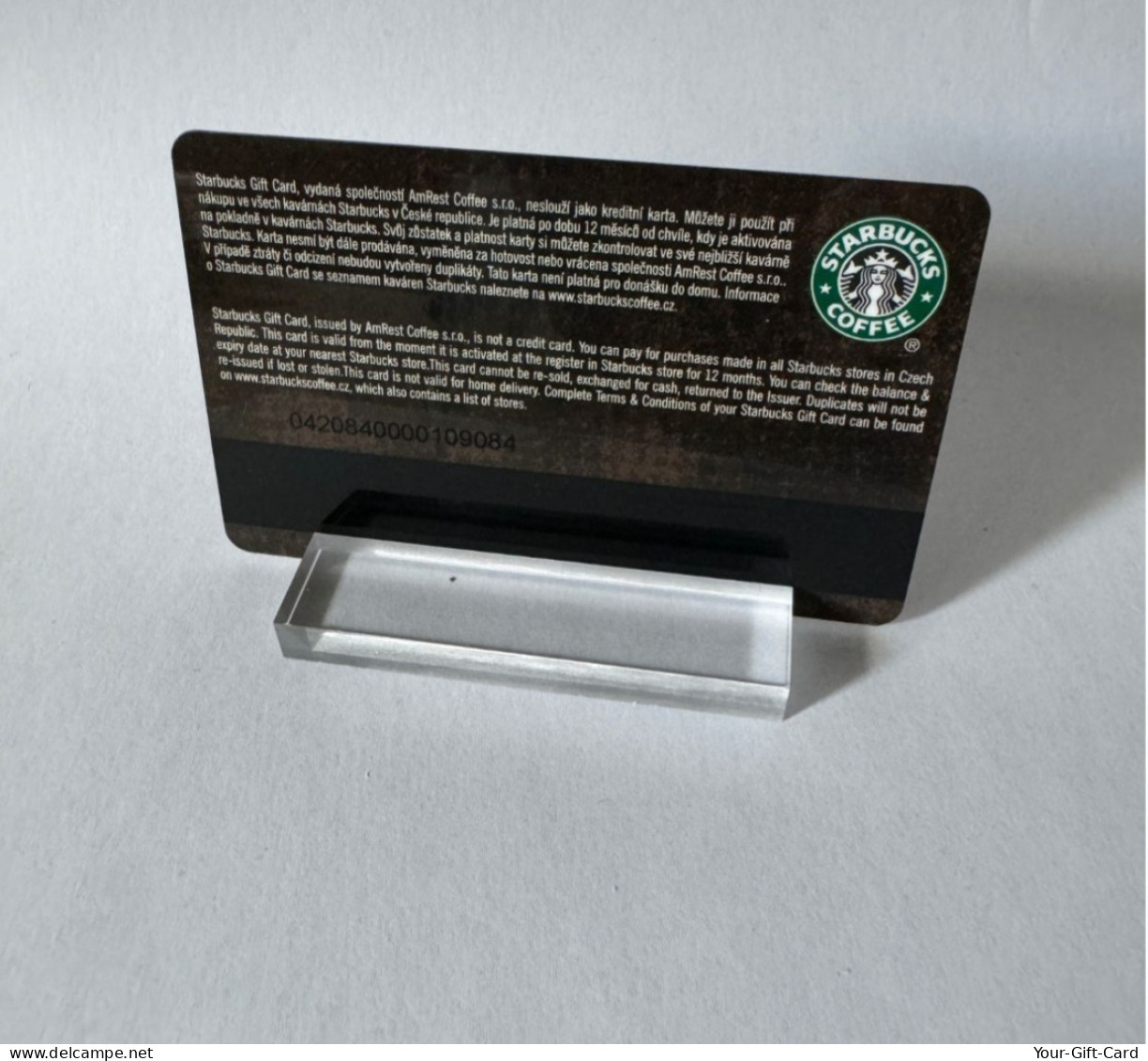 Starbucks Card Tschechische Republik Stuffed Chair, Desk And Lamp 2011 - Gift Cards