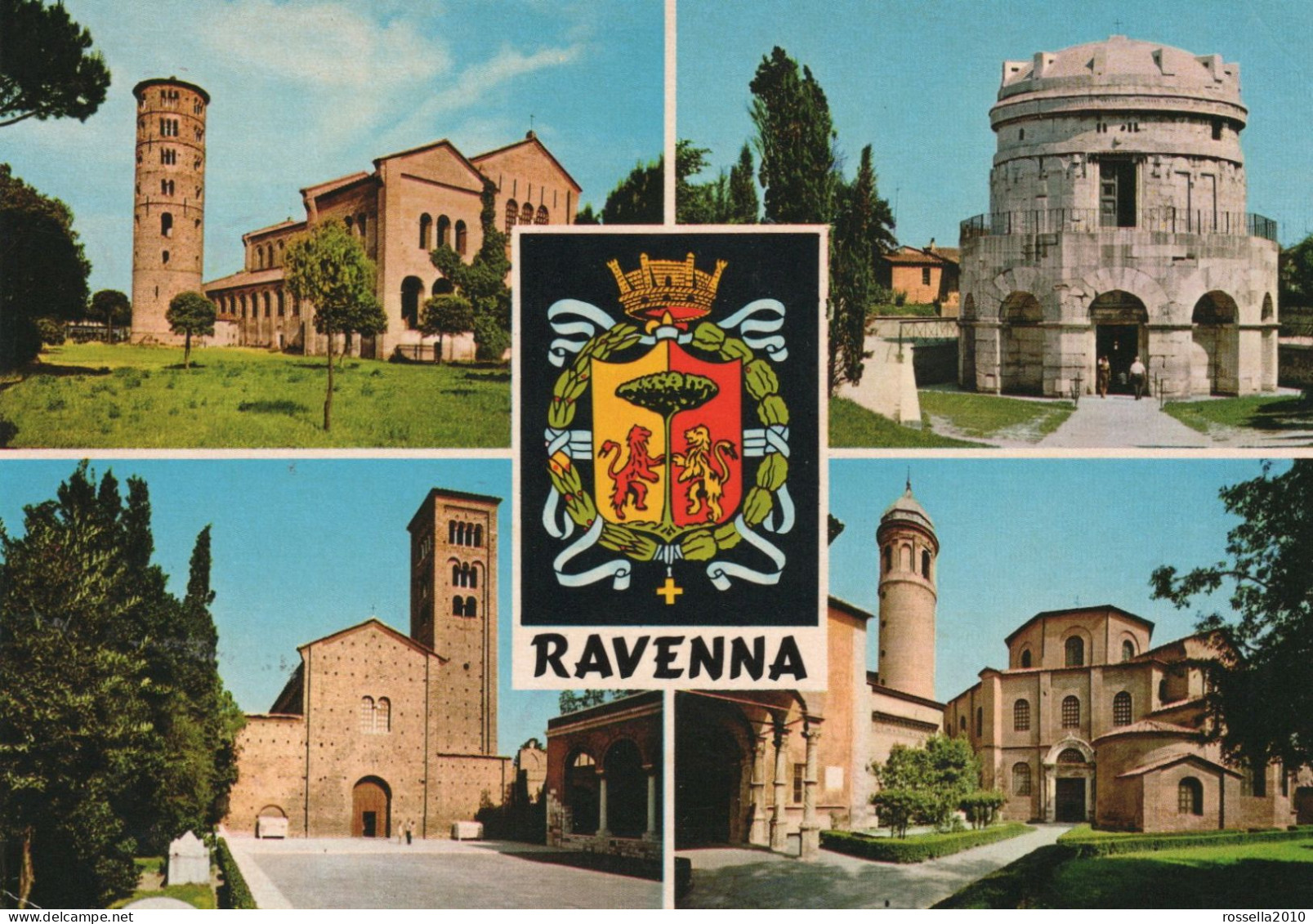 CARTOLINA ITALIA RAVENNA SALUTI VEDUTINE Italy Postcard ITALIEN Ansichtskarten - Ravenna