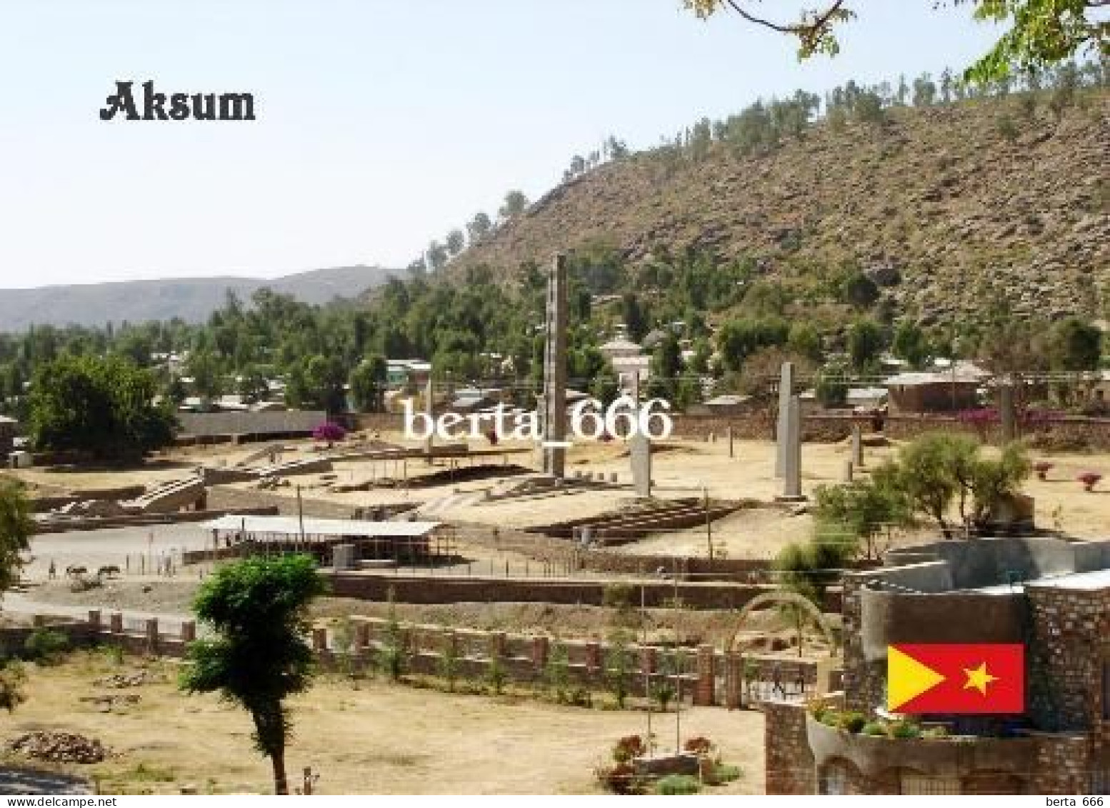 Ethiopia Axum Stelae Park UNESCO Aksum New Postcard - Afrique