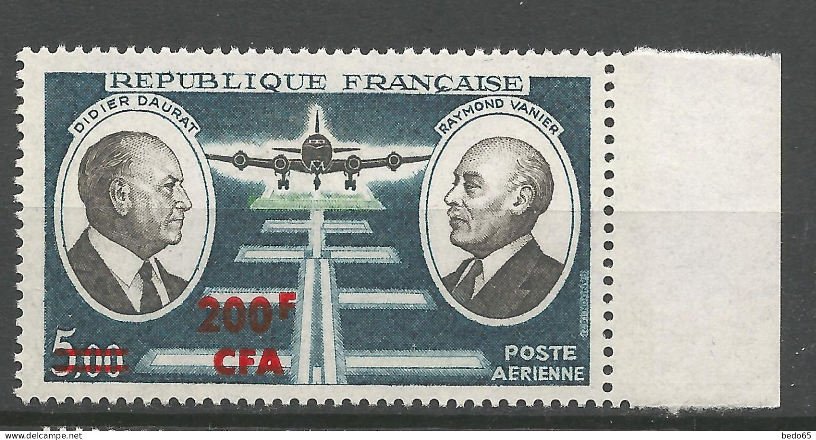 REUNION PA N° 62  NEUF** LUXE SANS CHARNIERE NI TRACE / Hingeless  / MNH - Aéreo