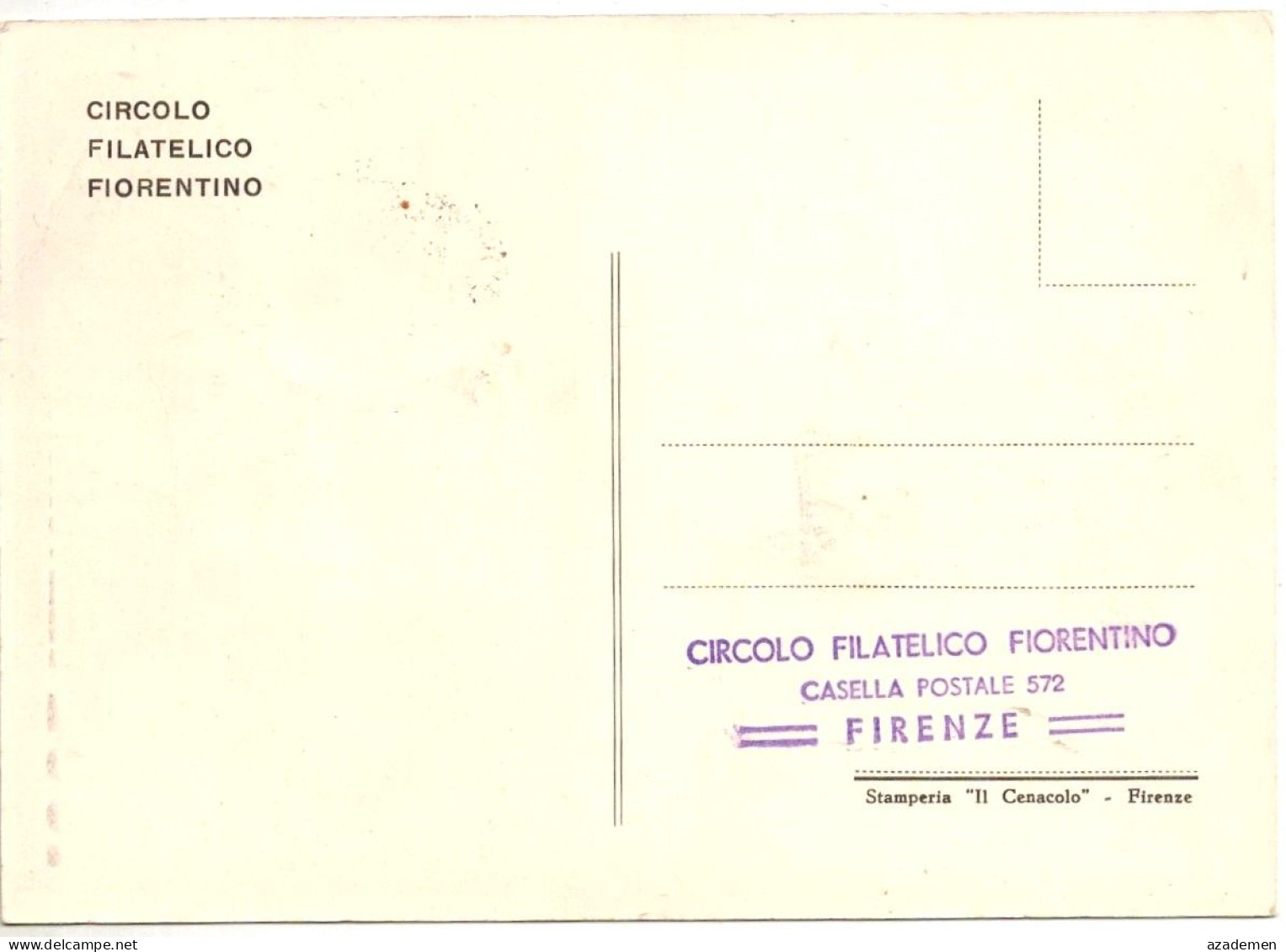 CENTENARIO DELLE POSTE ITALIANE 1962 - Filatelistische Kaarten