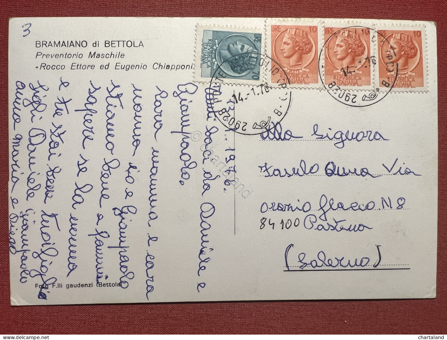 Cartolina - Bramaiano Di Bettola ( Piacenza ) - Preventorio Maschile - 1976 - Piacenza