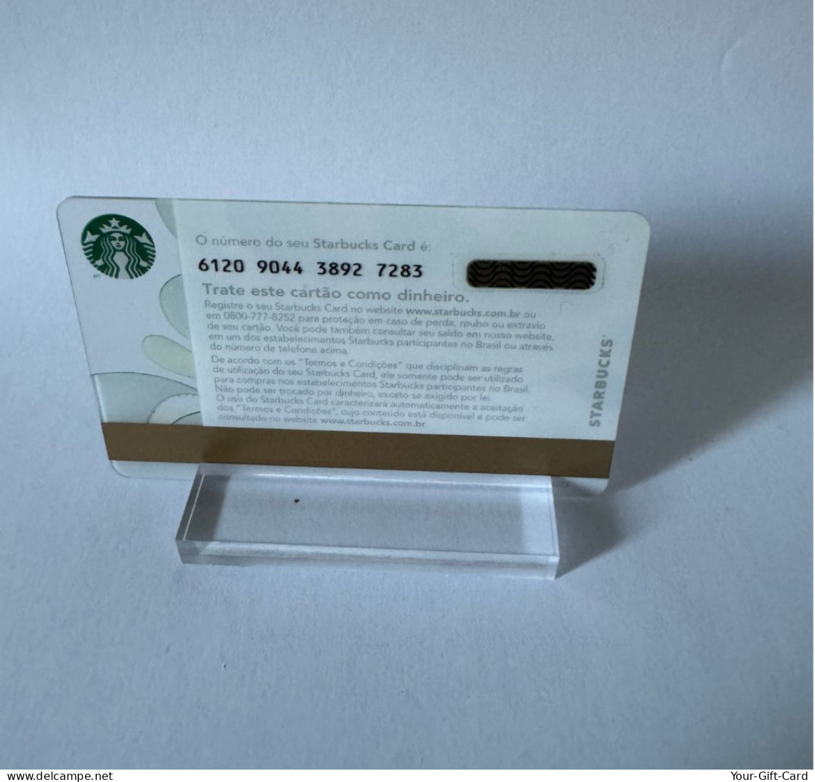 Starbucks Card Brazil - 2015 - 6120 - How To Make Coffee - Tarjetas De Regalo