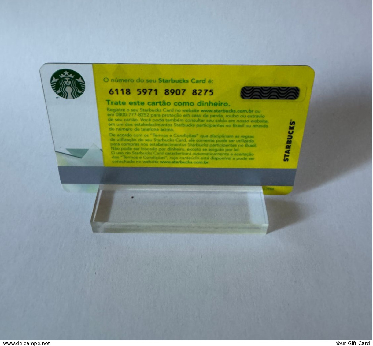 Starbucks Card Brazil - 2015 - 6118 - Brasil - Tarjetas De Regalo