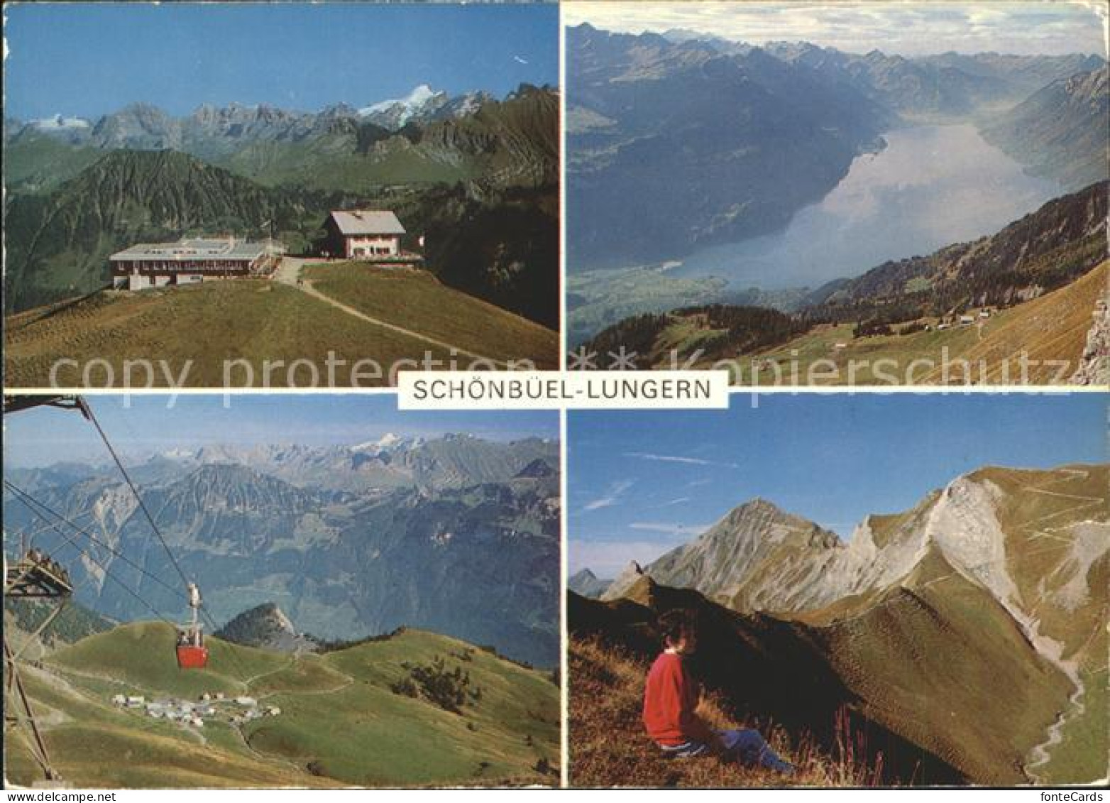 11703098 Schoenbueel Lungern Berghotel Bellevue Gondelbahn Berneralpen Mit Brien - Autres & Non Classés