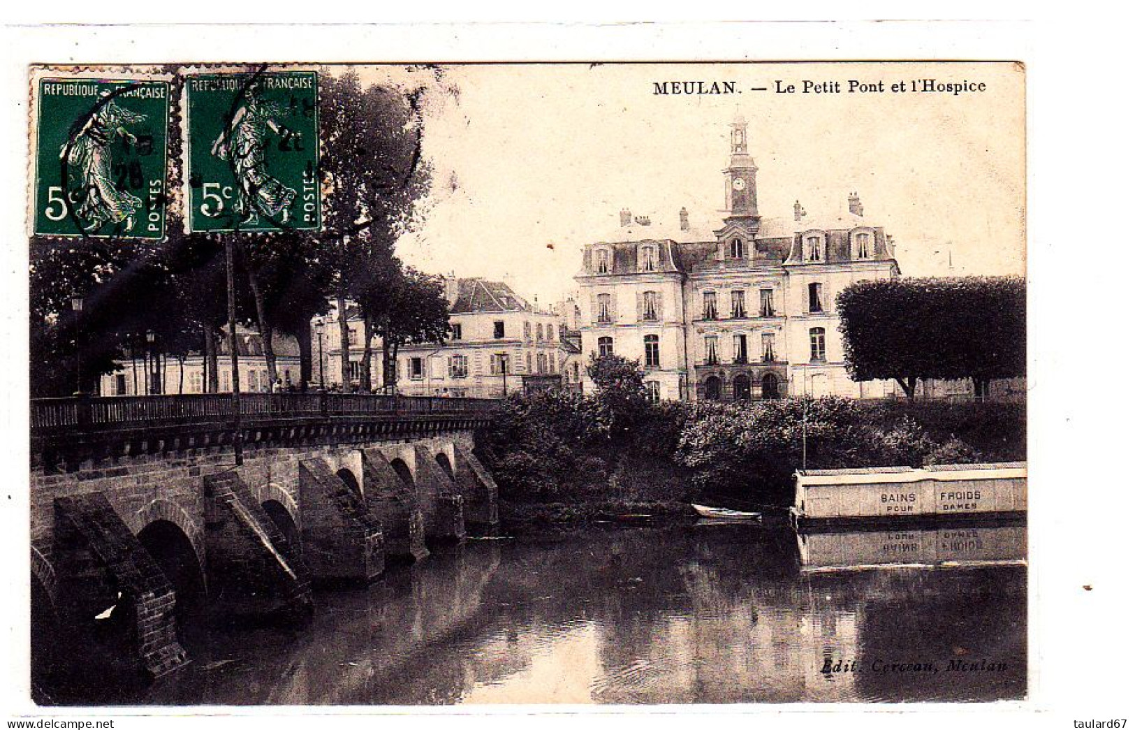 Meulan Le Petit Pont Et L'Hospice - Meulan