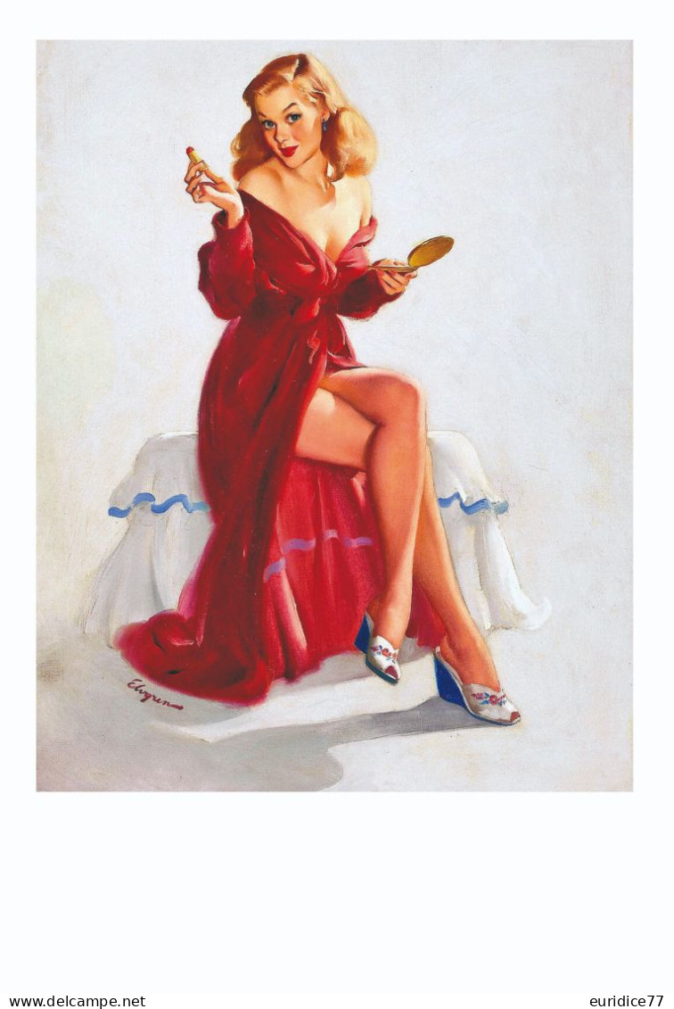 Pin Ups Of GIL ELVGREN Carte Postale Postcard - Size 15x10 Cm.aprox. - Pin-Ups