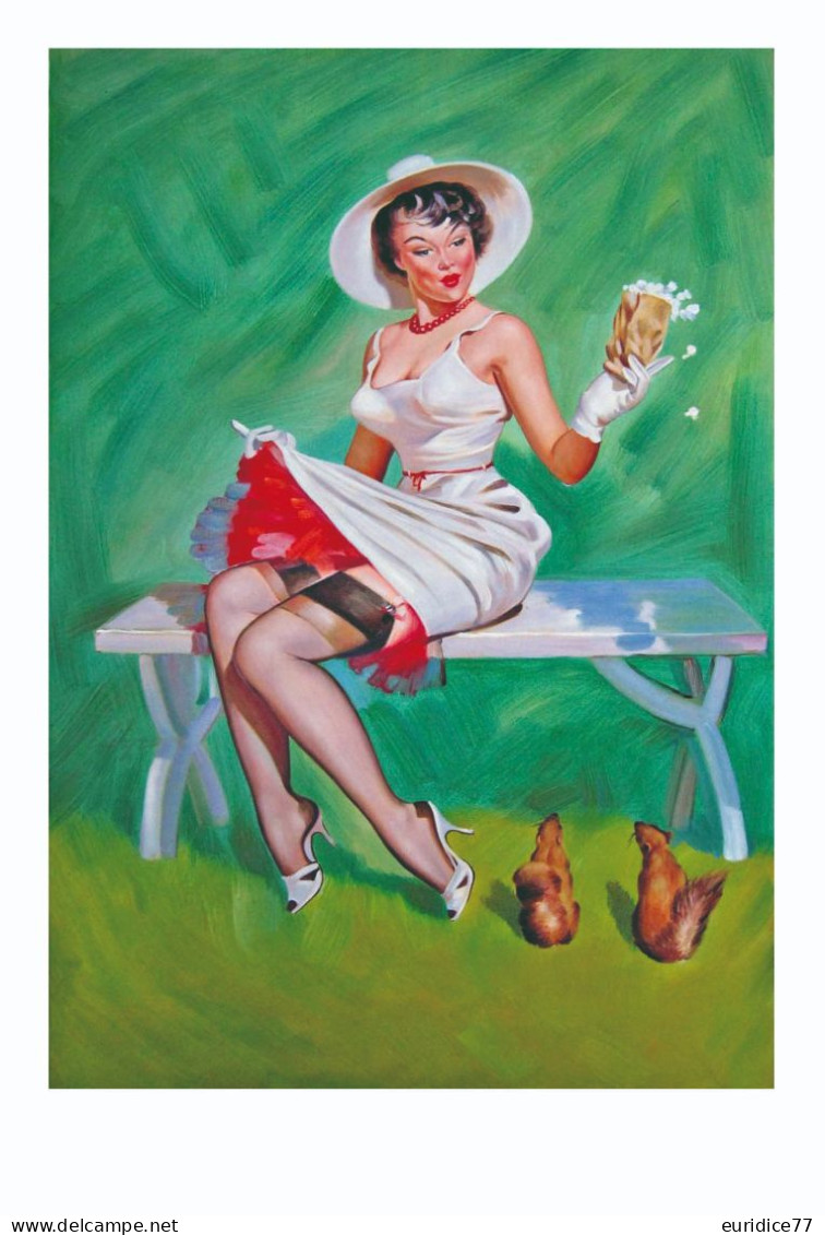 Pin Ups Of GIL ELVGREN Carte Postale Postcard - Size 15x10 Cm.aprox. - Pin-Ups