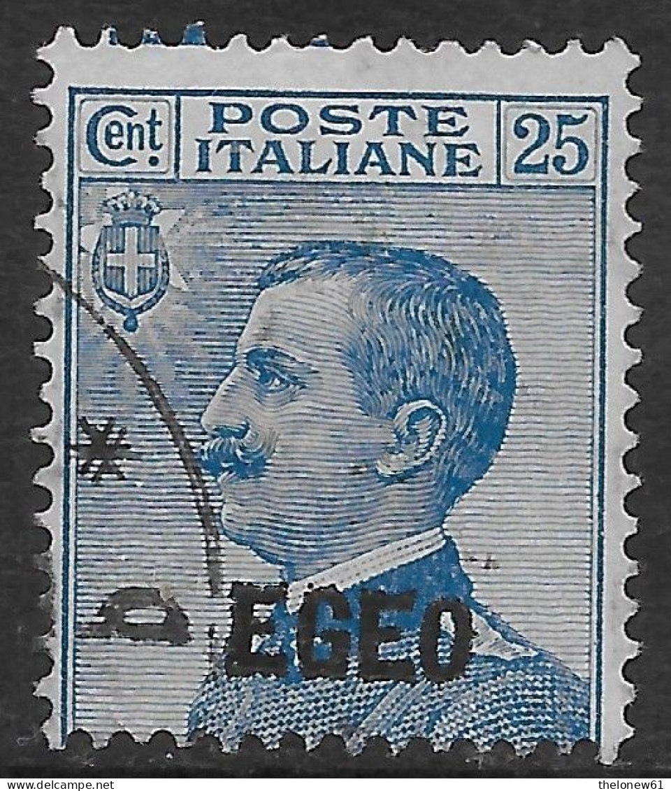 Italia Italy 1912 Colonie Egeo Michetti C25 Sa N.1 US - Ägäis