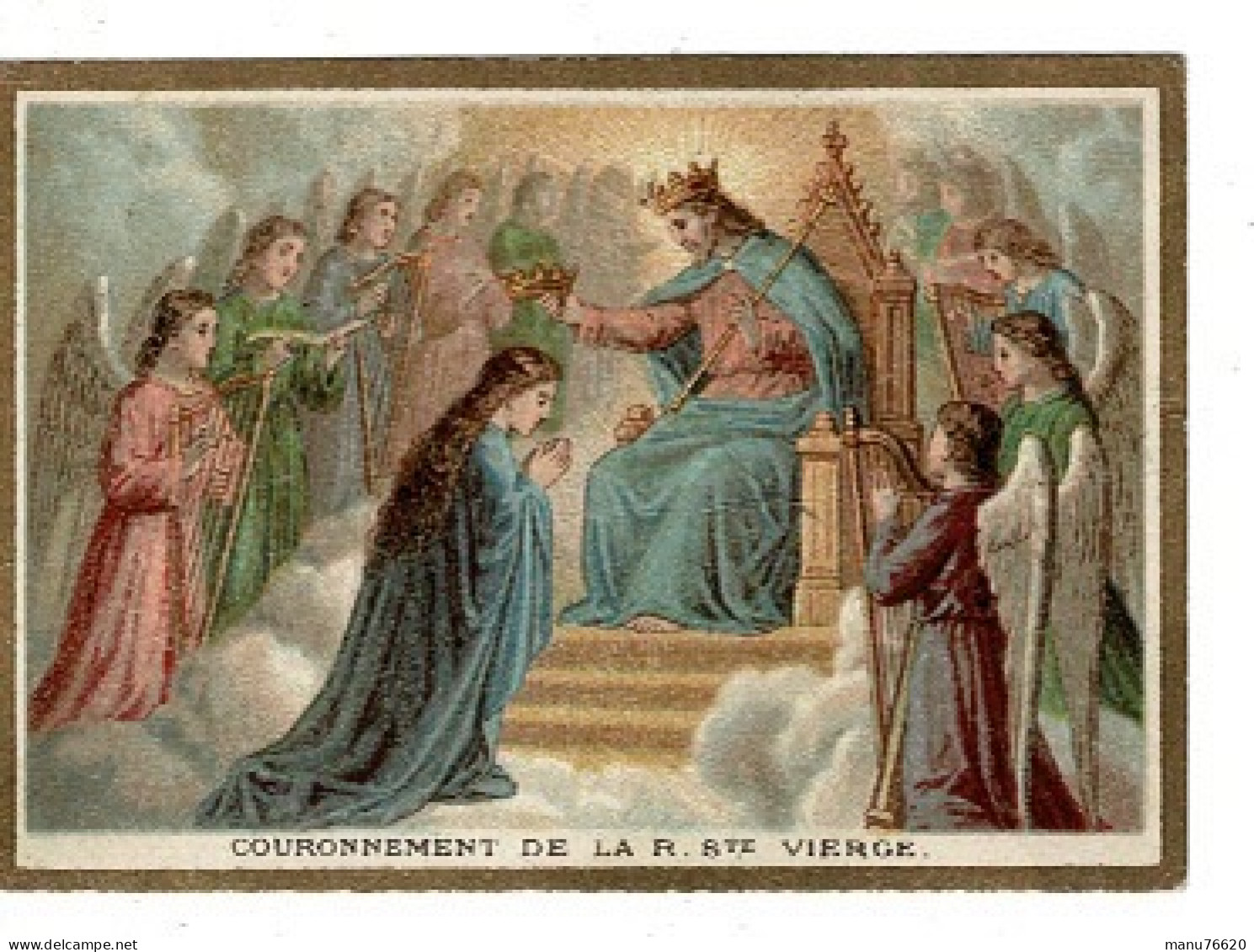 IMAGE RELIGIEUSE - CANIVET : Couronnement De La Sainte Vierge . - Godsdienst & Esoterisme