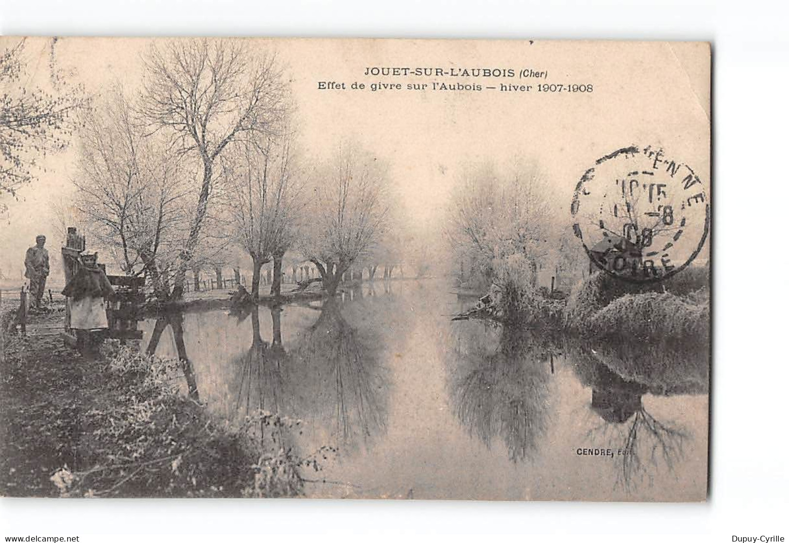 JOUET SUR L'AUBOIS - Effet De Givre Sur L'Aubois - Hiver 1907 1908 - Très Bon état - Andere & Zonder Classificatie