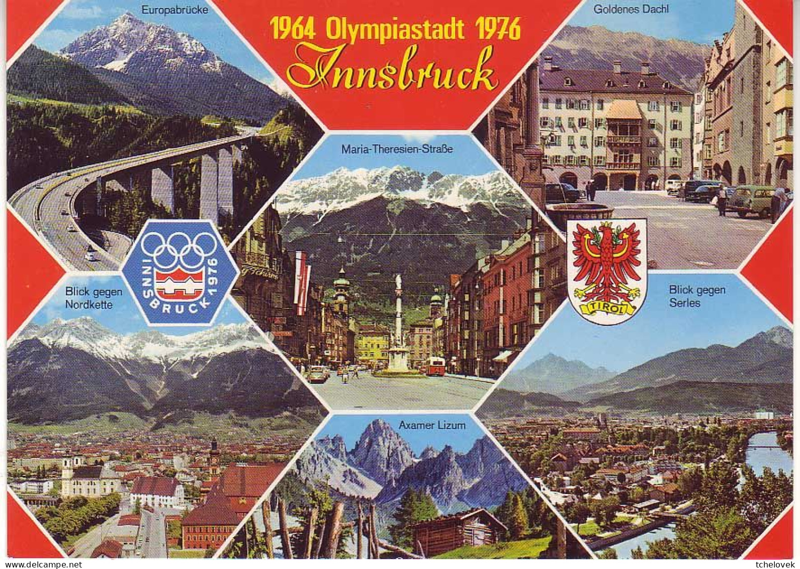 (99). Autriche. Oesterreich.Tyrol. Innsbruck. 1005 Olympische Winterspiele 1976 & 130163 & 701 Jeux Olympiques & A13 - Innsbruck