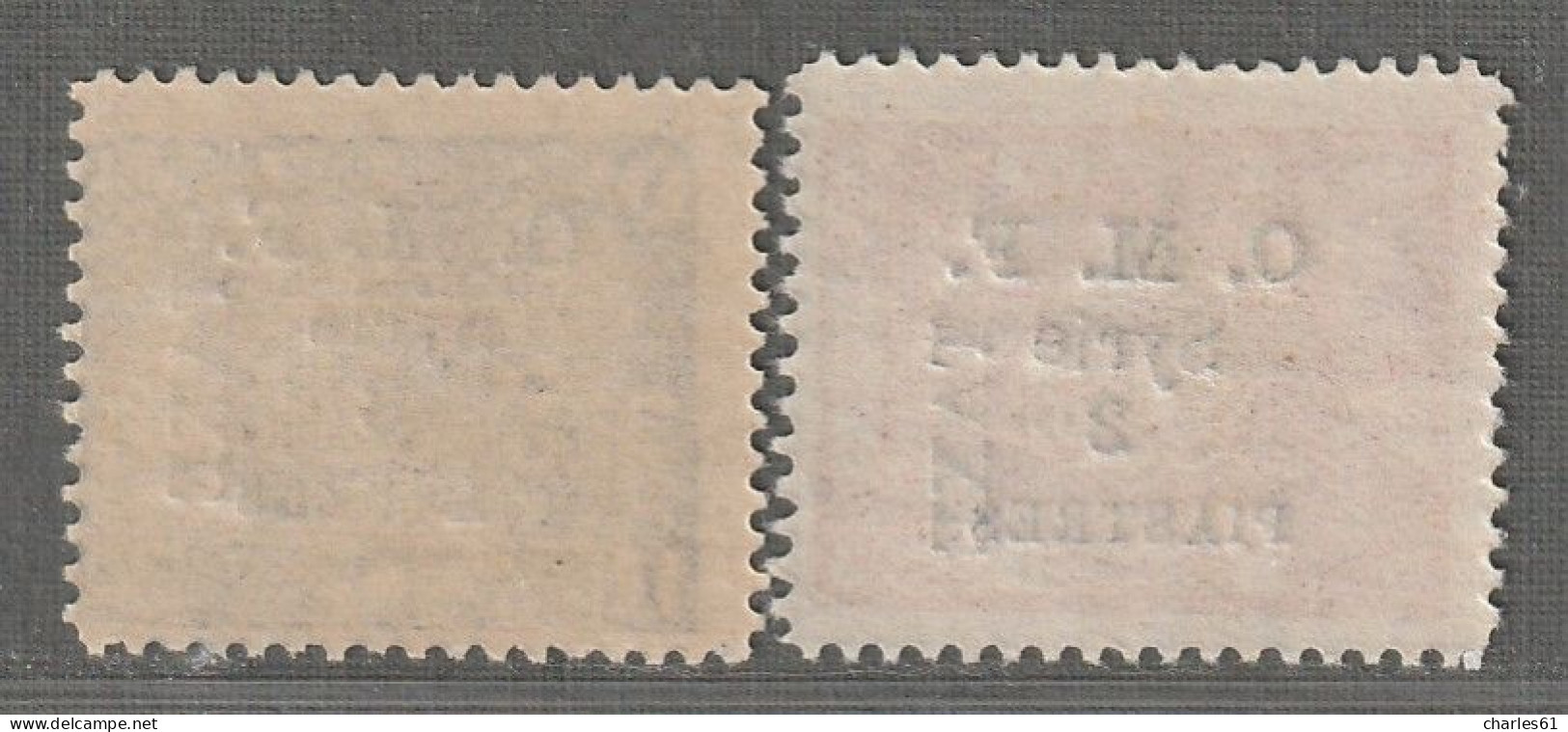 SYRIE - TAXE N°15+16 ** (1921) - Portomarken