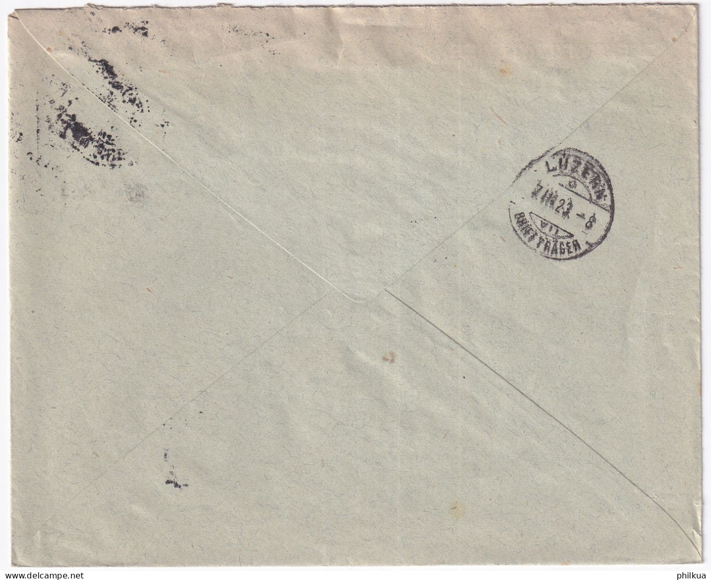 Privatganzsache Mit Sujet Zum. 110 / MiNr. 104 Auf R-Brief ELETRIZITÄTSWERK Der Stadt LUZERN - Stamped Stationery