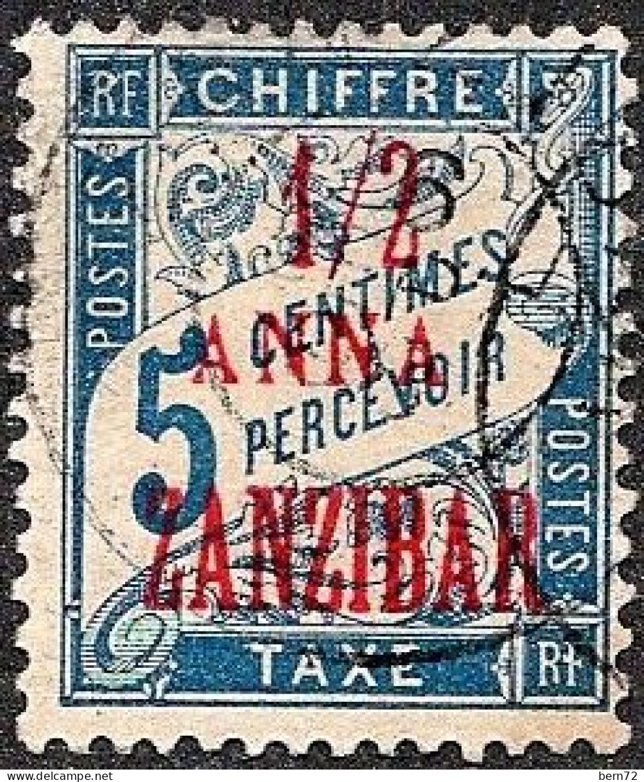 Zanzibar Timbre Taxe N°1 - Gebraucht