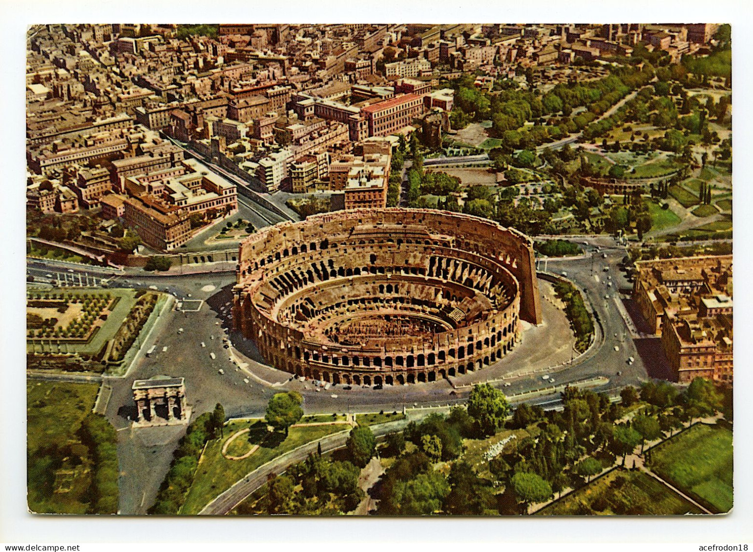 ROMA - Veduta Aerea - Il Colosseo - Coliseo