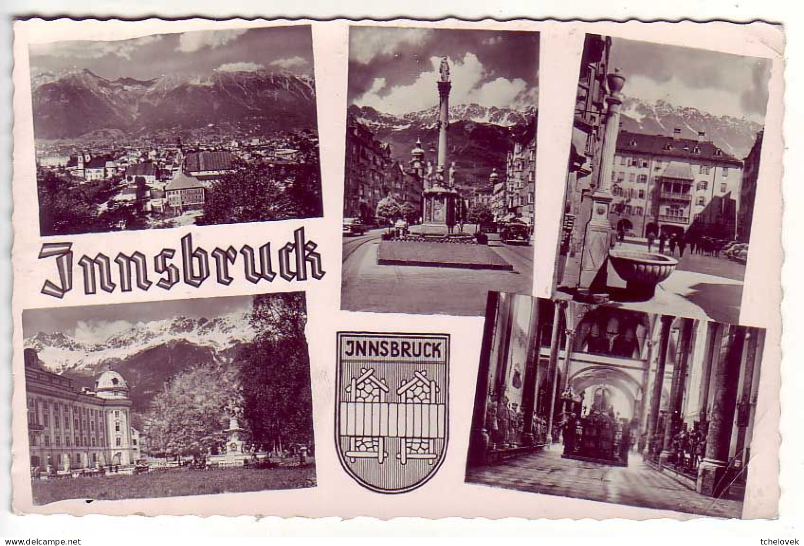 (99). Autriche. Oesterreich.Tyrol. Tirol. Innsbruck. 1103 Hofkirche & 85625 écrite 1961 - Innsbruck