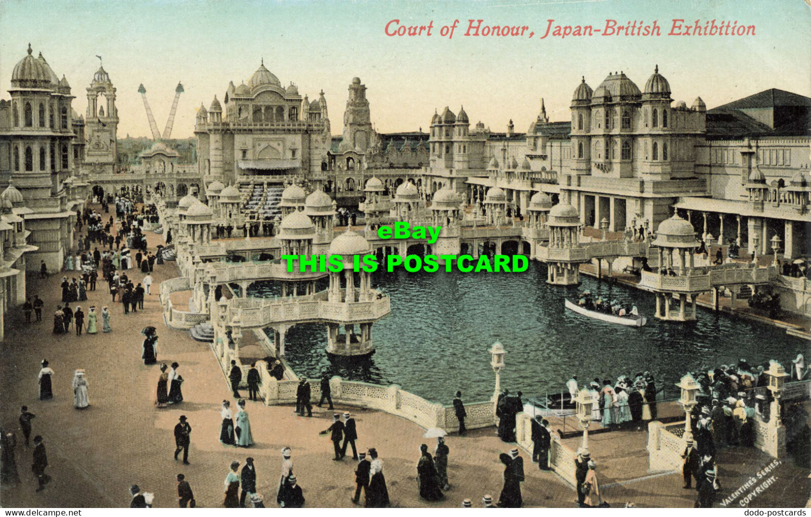 R621279 Court Of Honour. Japan British Exhibition. Valentines Series - World
