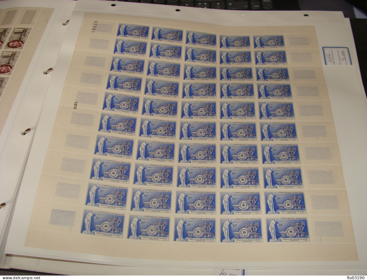 N° 1094 En Feuille De 50 Timbres Entières Neuves - Volledige Vellen