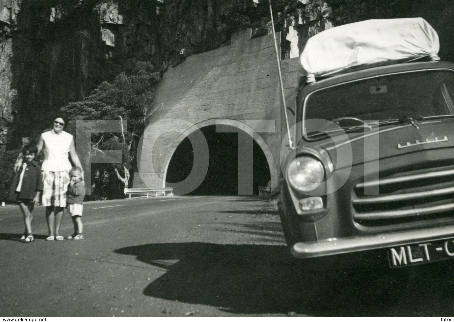 50s ORIGINAL PHOTO FOTO FORD ANGLIA PREFECT 105E RHD MOÇAMBIQUE MOZAMBIQUE AFRIQUE AFRICA AT110 - Afrika