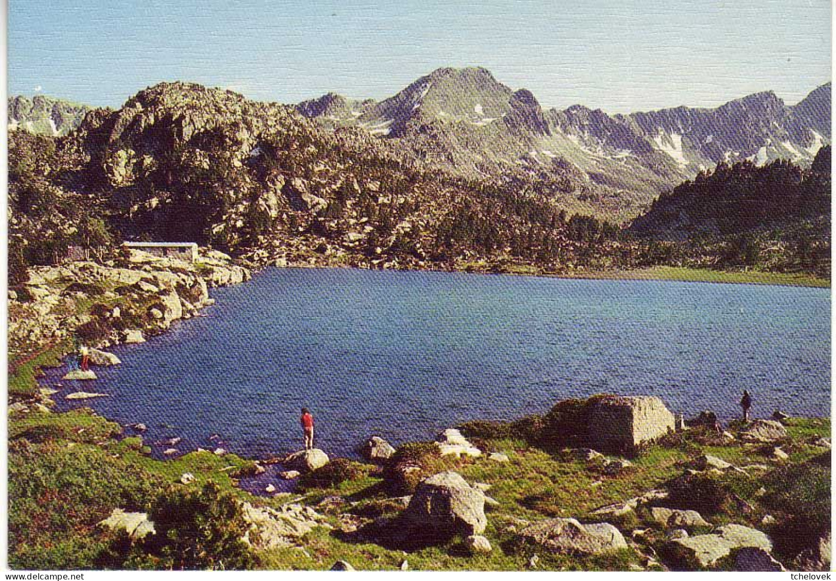 (99). Andorre Andorra Ed Cedosa N° 48 Lac D'Els Pessons & 305 Lac Dels Pessons. Timbres Sur Carte - Andorra