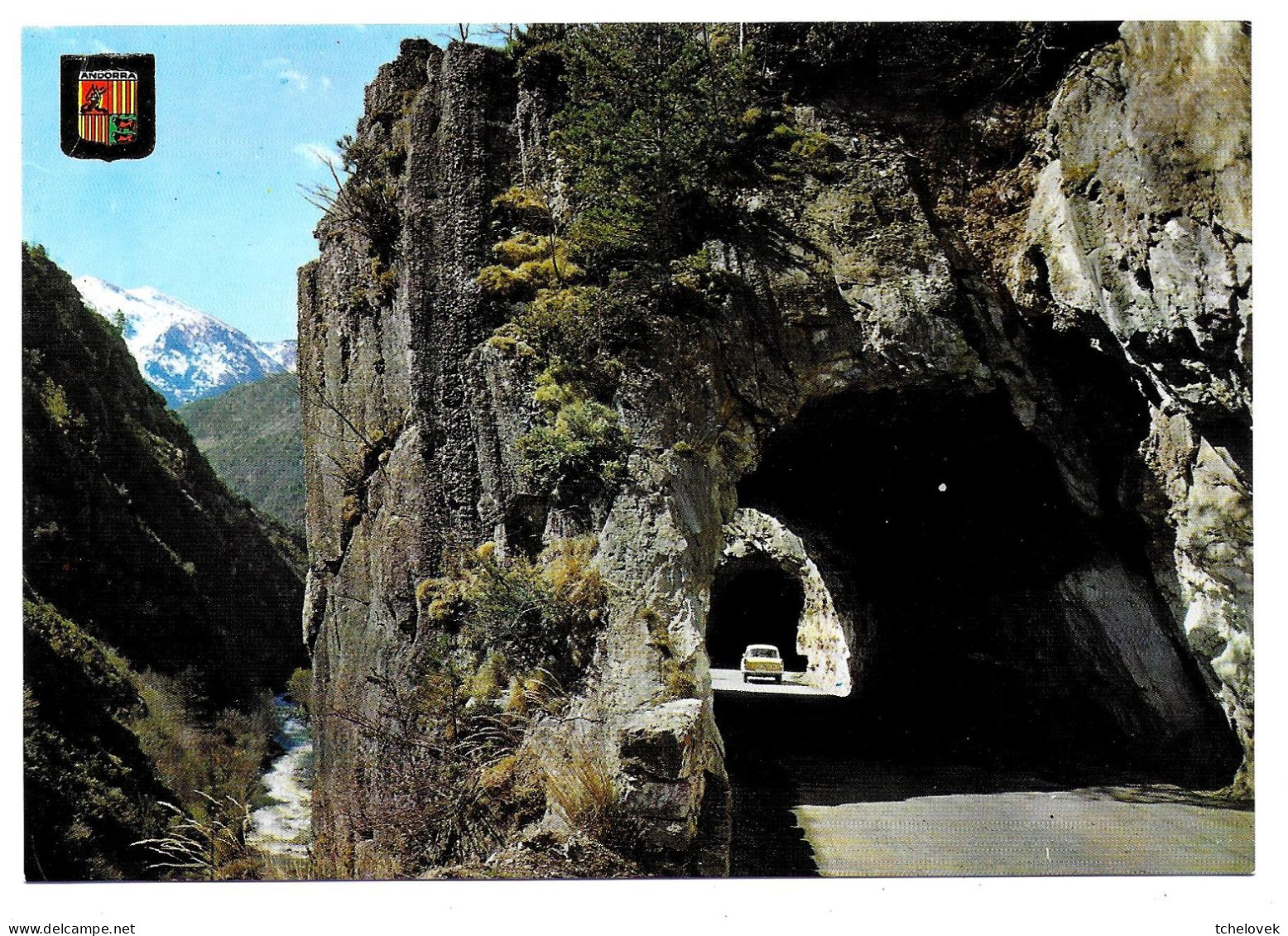 (99). Andorre Andorra. 259 Tunnel De Massana Peaugeot 404 & 3294 Andorra La Vella - Andorre