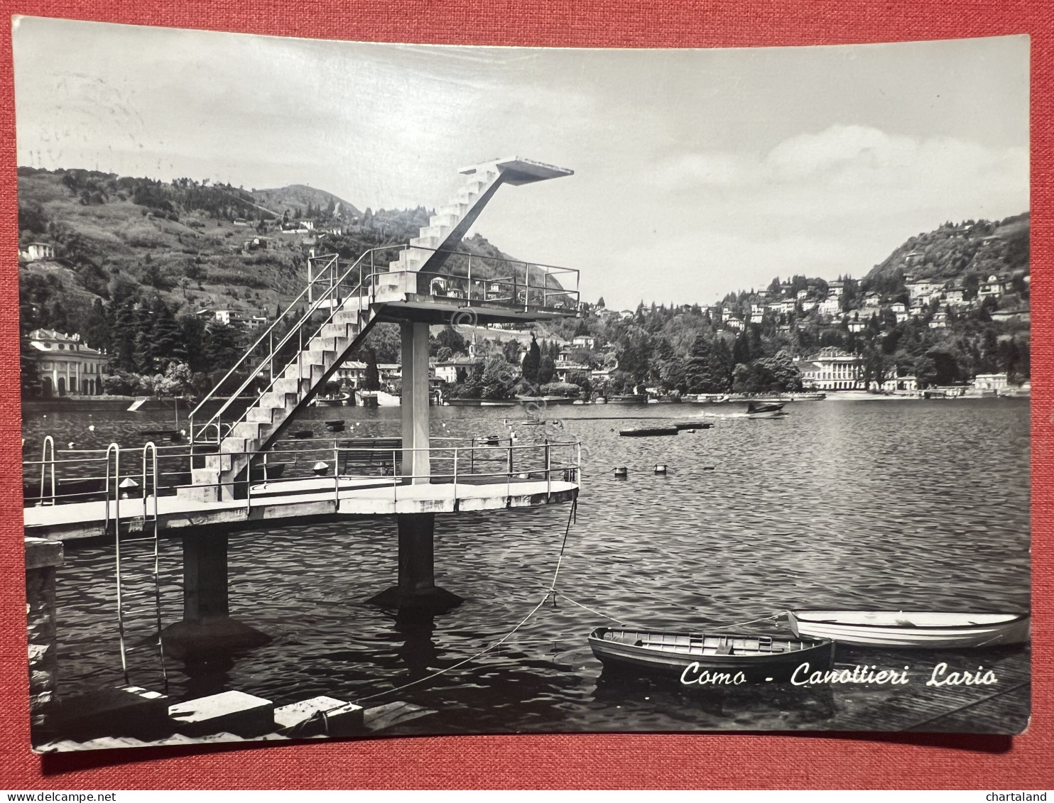 Cartolina - Como - Canottieri Lario - 1955 - Como