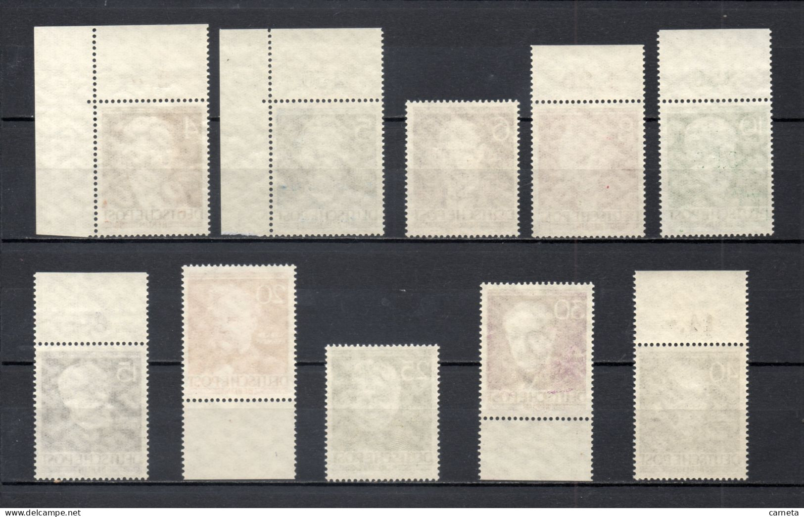 ALLEMAGNE BERLIN    N° 77 à 86   NEUFS SANS CHARNIERE   COTE 165.00€   CELEBRITES - Unused Stamps