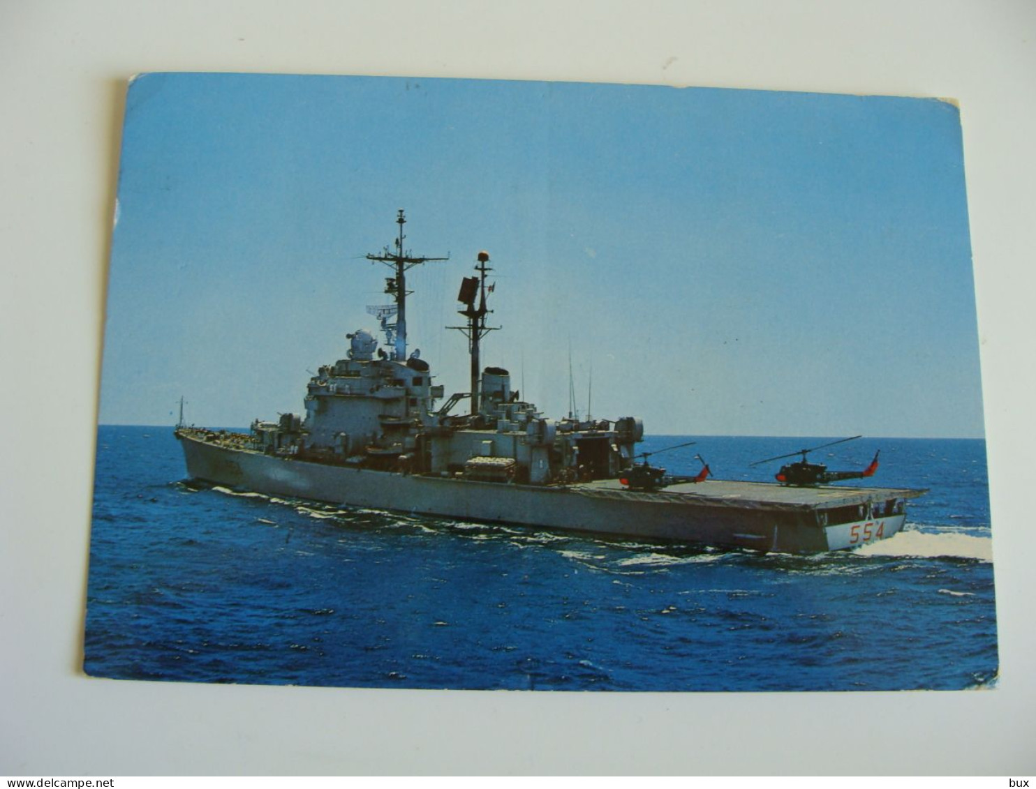 INCROCIATORE CAIO DUILIO     NAVE   SHIP   MARINA  MILITARE  WARSHIP    VIAGGIATA COME DA FOTO - Oorlog