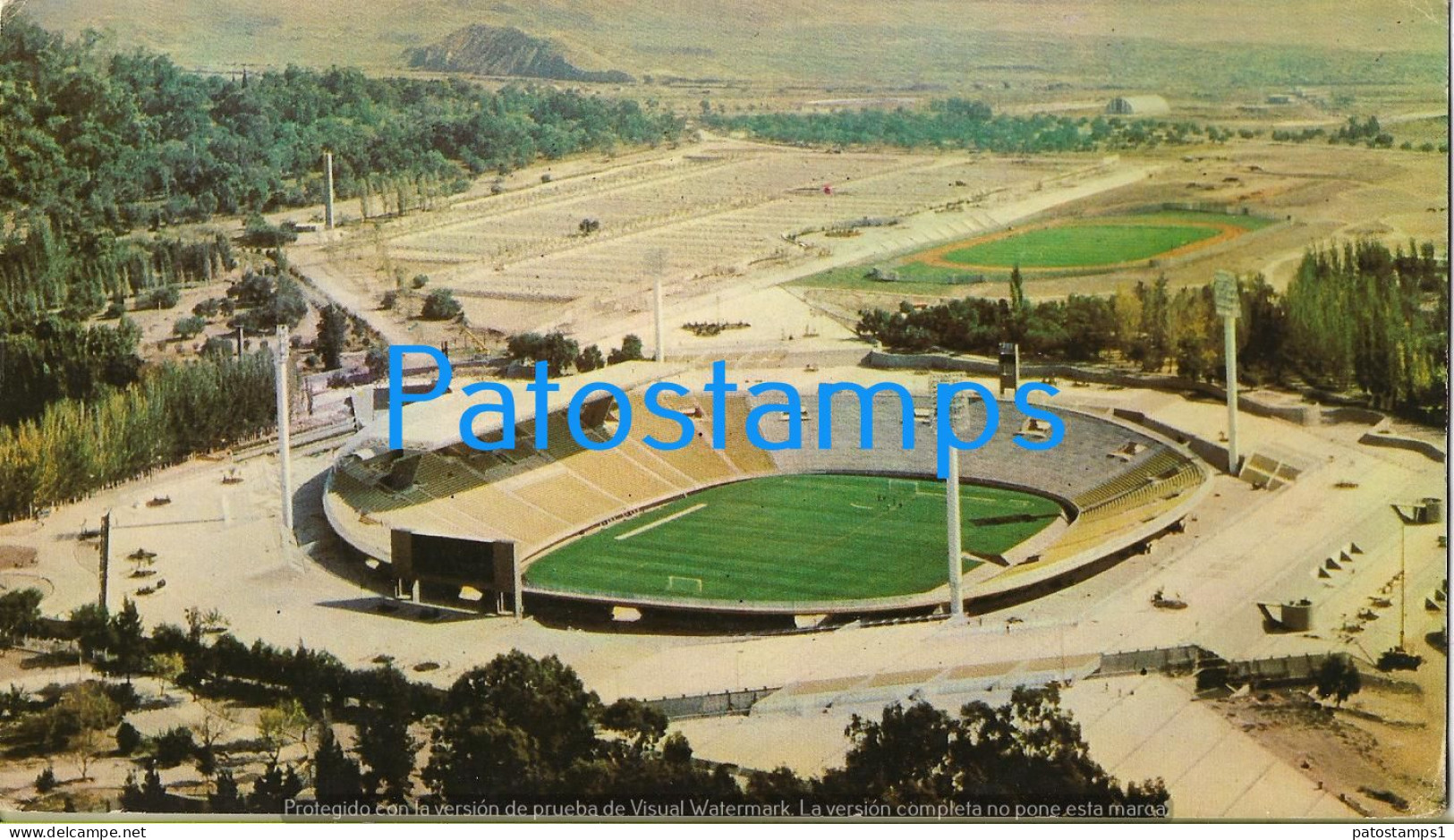 228215 ARGENTINA MENDOZA VISTA AEREA DEL ESTADIO STADIUM MONUMENTAL PARQUE GRAL SAN MARTIN POSTAL POSTCARD - Argentina