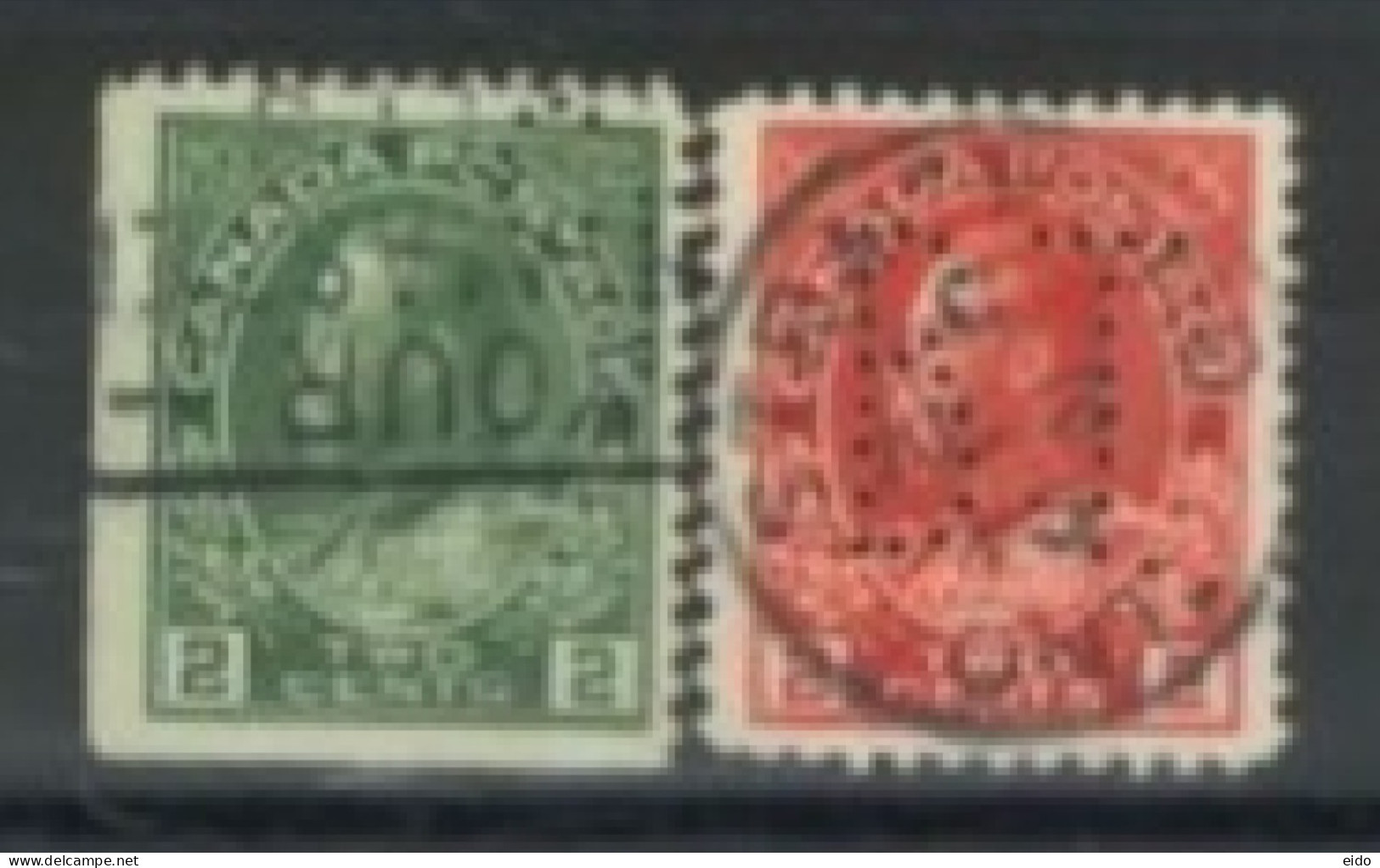 CANADA - 1912/22, KING GEORGE V STAMPS SET OF 2, USED. - Gebraucht
