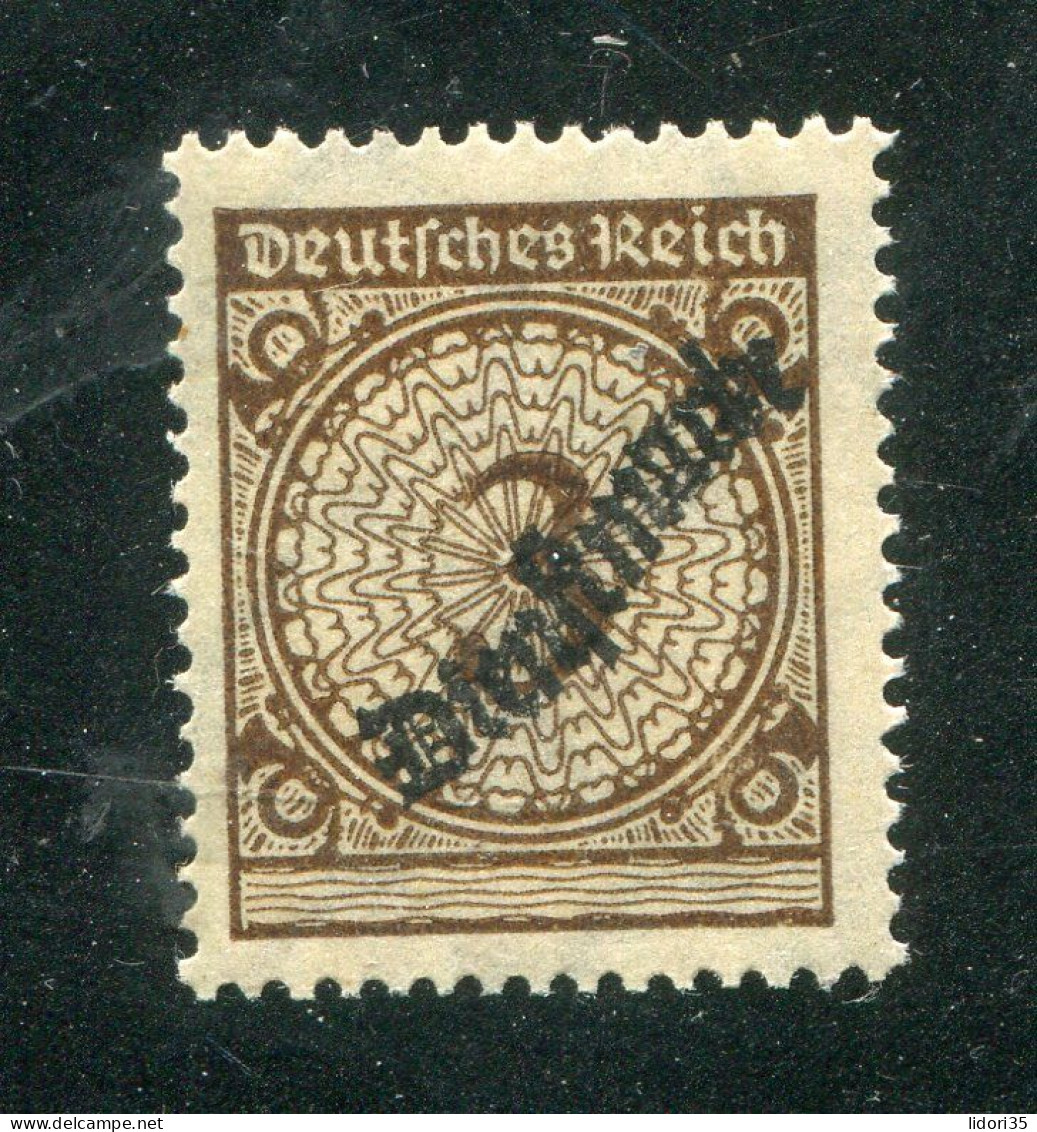"DEUTSCHES REICH" 1923, Dienstmarke Mi. 99 (a Oder B ?) ** (L1191) - Dienstzegels
