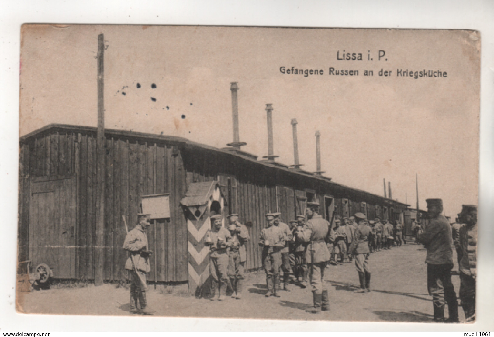 9637, WK I, Feldpost, Leszno, Lissa In Preußen, Polen, Gefangene Russen - Guerra 1914-18