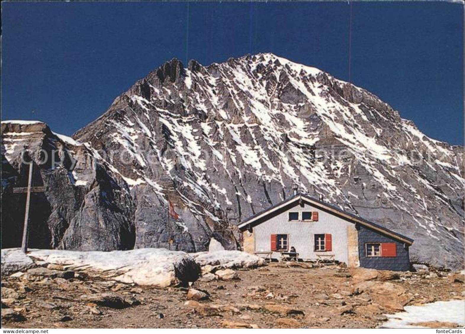 11701580 Loetschenpass Huette Mit Balmhorn Loetschenpass - Otros & Sin Clasificación