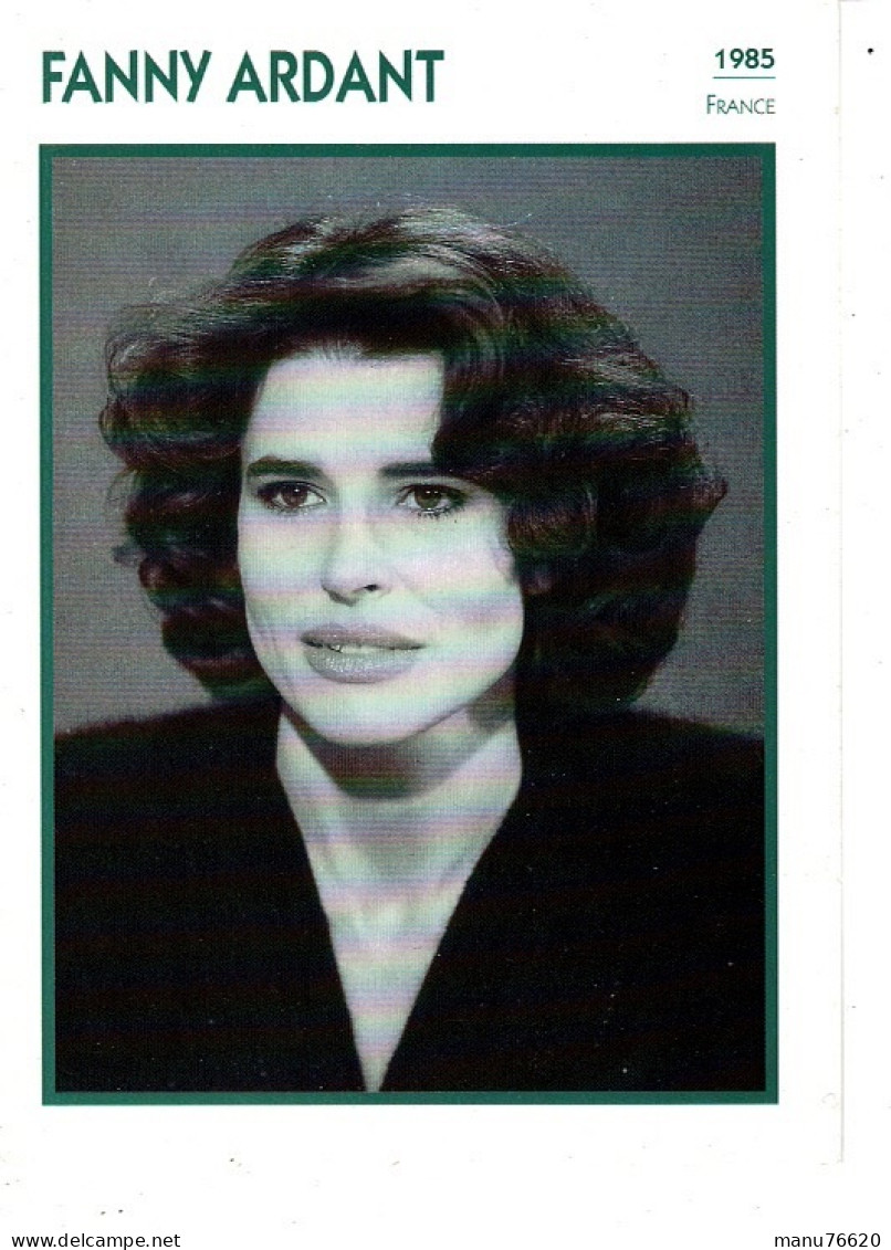 Ref 2 - Photo L'encyclopédie Du Cinéma : Fanny Ardant - France . - Europa