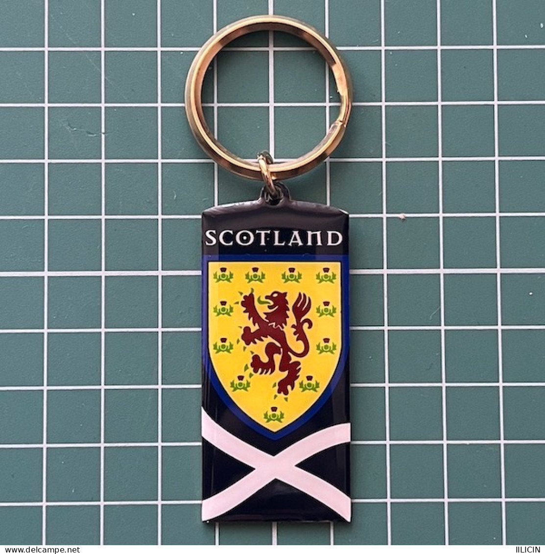 Pendant Keychain Souvenir SU000235 - Football Soccer Scotland Federation Association Union - Bekleidung, Souvenirs Und Sonstige