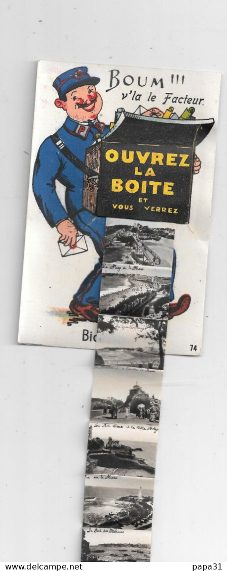 Carte Système  - Boum!!! V'la Le Facteur - OUVREZ LA BOITE Et Vous Verrez BIARRITZ - Mechanical