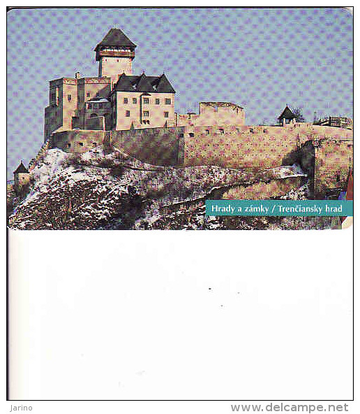 Slowakei, 25/96, Treniansky Hrad, Schloss Trenín, Chip, Tirage 50 000 - Slowakije